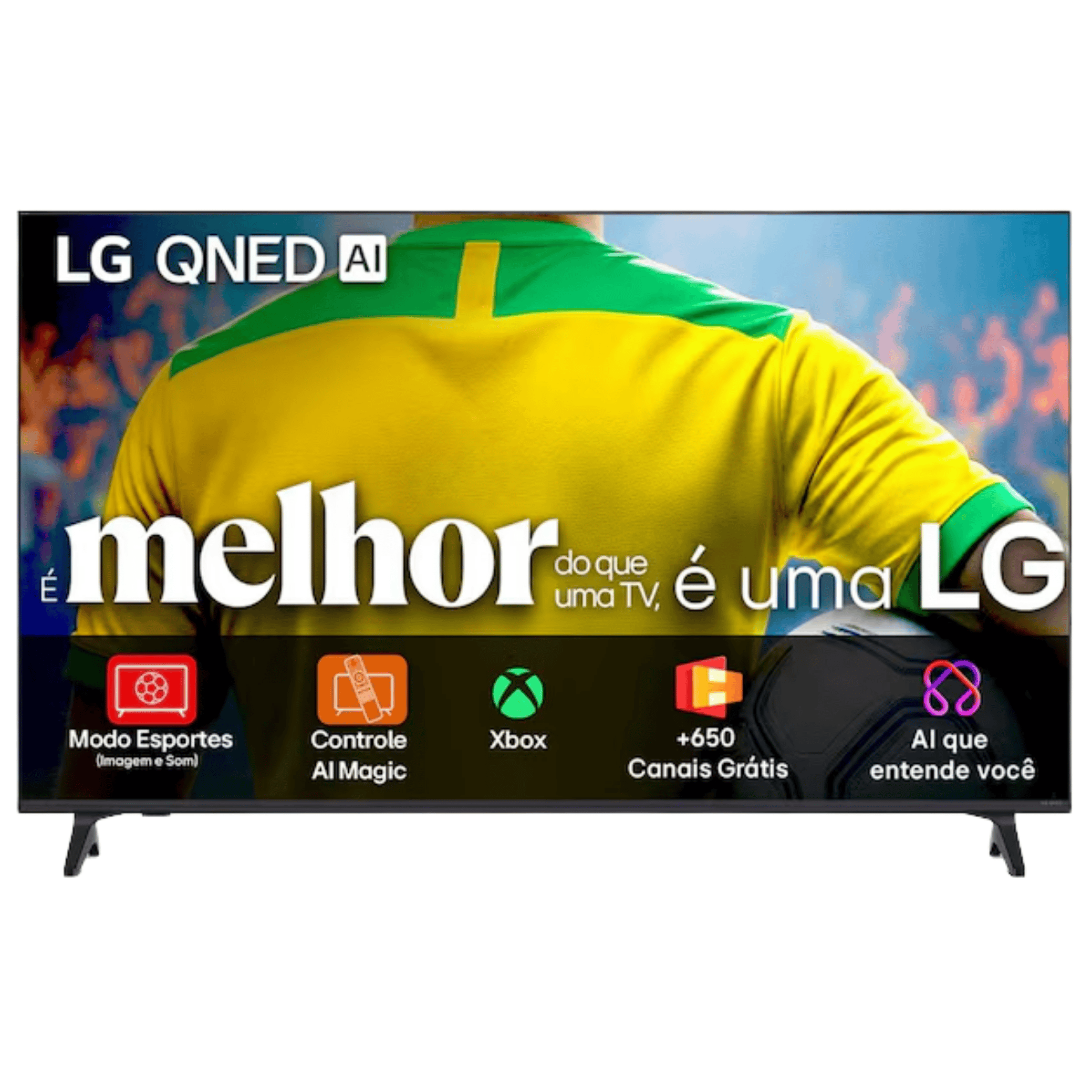 Smart TV QNED 75" 4K LG 75QNED73 UHD WebOS Bivolt