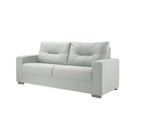 Sofá Living MH4209 183cm Herval 2 assentos Veludo Cinza Claro
