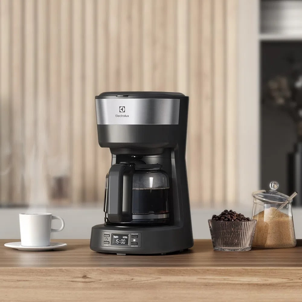 Cafeteira Elétrica Experience Electrolux ECM25 Programável com Timer Grafite 220V