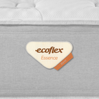Colchão Blend Queen Ecoflex 158x198x31cm Molas Ensacadas PZ3 Prata