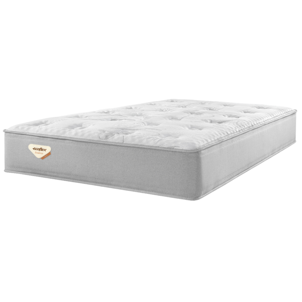 Colchão Blend Queen Ecoflex 158x198x31cm Molas Ensacadas PZ3 Prata
