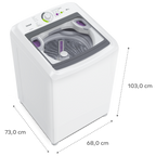Lavadora de Roupas Consul 18Kg CWK18A Ciclo Edredom Branco 220V