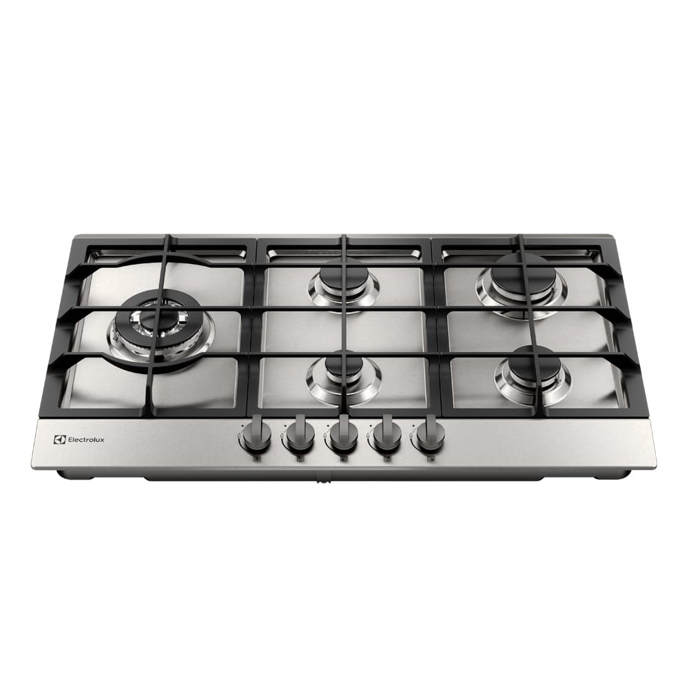 Cooktop à Gás Experience Electrolux KE9DX 5 Bocas Semiprofissional Inox Bivolt