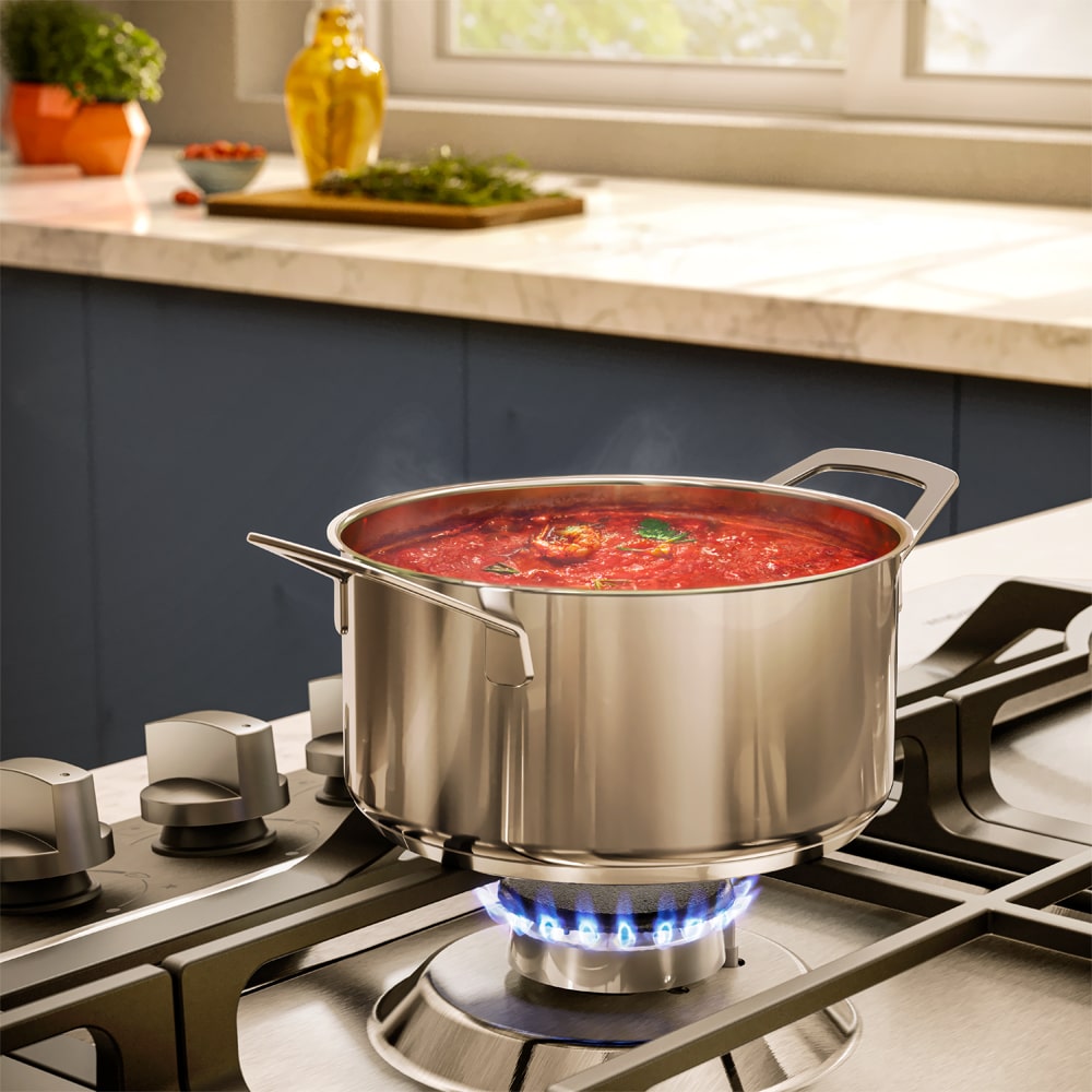 Cooktop à Gás Experience Electrolux KE9DX 5 Bocas Semiprofissional Inox Bivolt