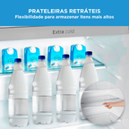 Refrigerador Midea 473L Duplex Inverter Branco Bivolt