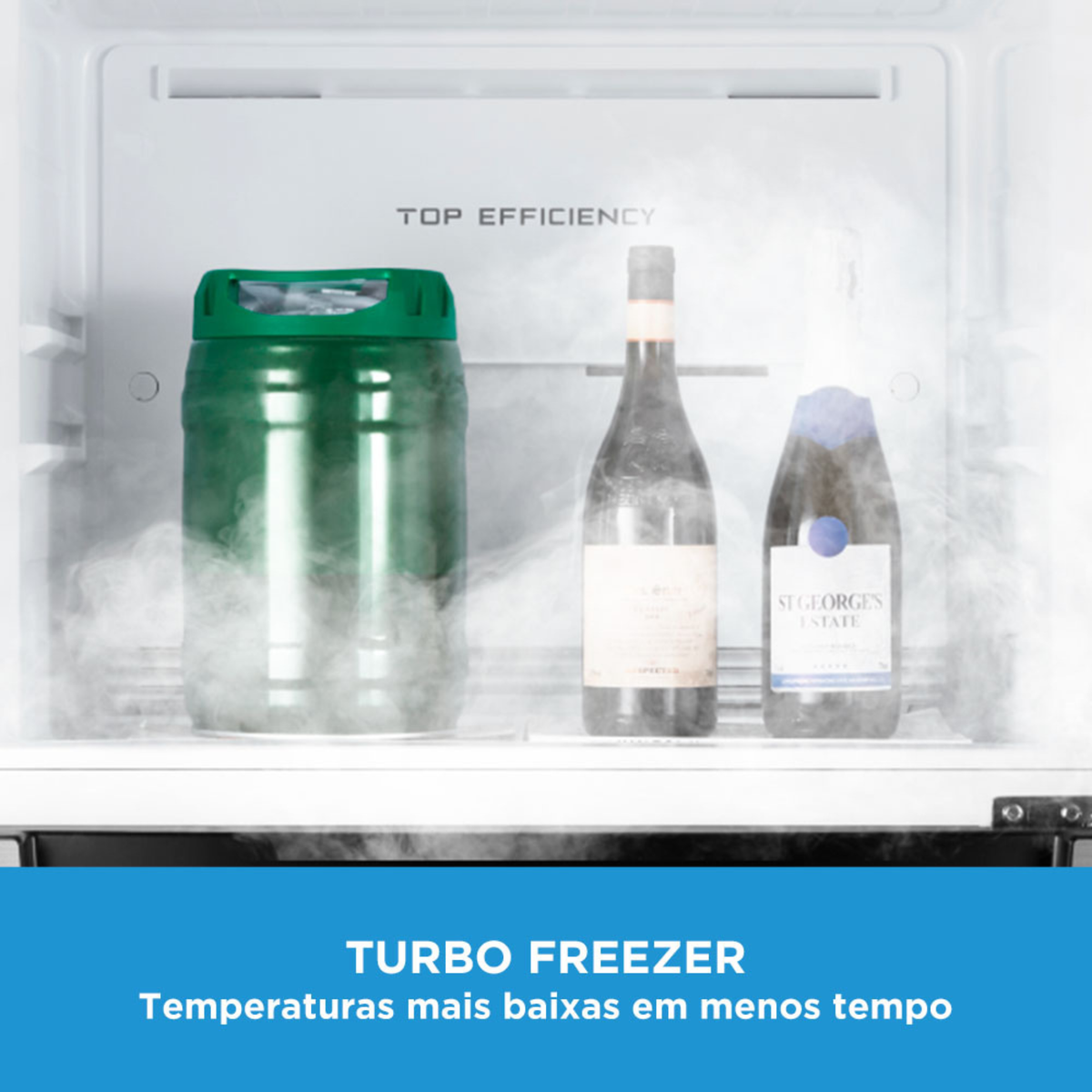 Refrigerador Midea 473L Duplex Inverter Branco Bivolt