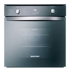 Forno de Embutir Elétrico Brastemp 84L BOC84AR Convecção Grill Timer Touch Inox Espelhado 220V