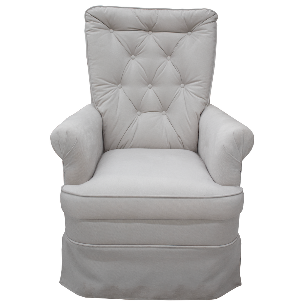 Poltrona de Balanço Lis Bella Mahler Suede Bege