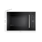 Kit Electrolux de Embutir Forno Elétrico OE8EA 80L com AirFryer +Micro-ondas 34L ME3BP 220V