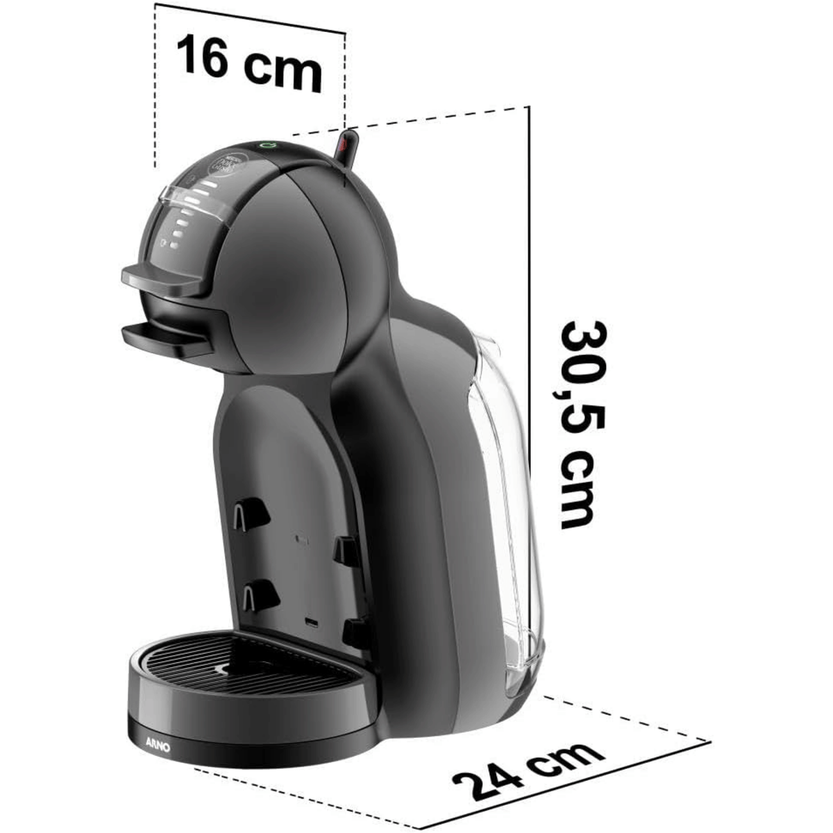 Cafeteira Arno Espresso Dolce Gusto Mini DMM0 Preto 220V