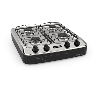 Fogão 4 Bocas Esmaltec Laguna Acendimento Manual Preto 220V