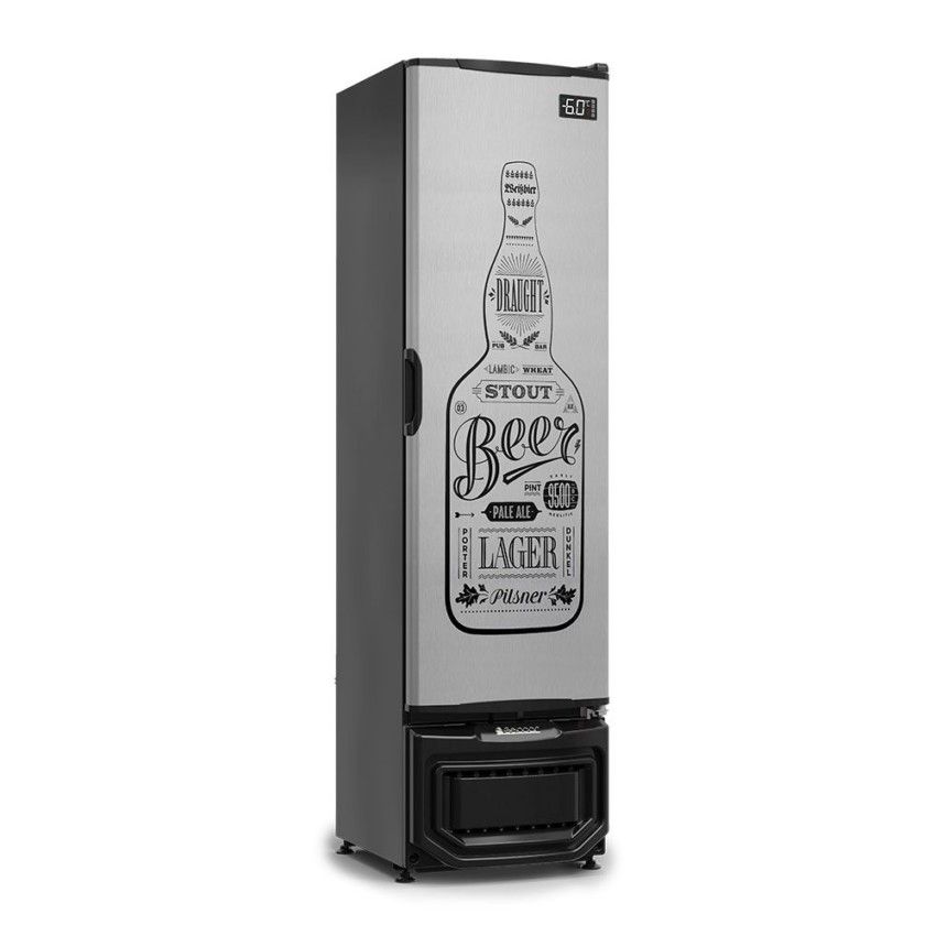Cervejeira Gelopar 230L GCB-23E GW/TI Adesivado Inox 220V