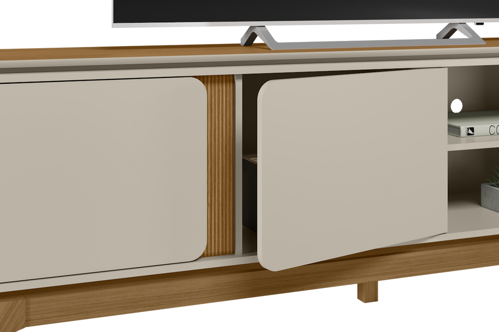 Rack Istambul Linea 200cm Nature e Off White