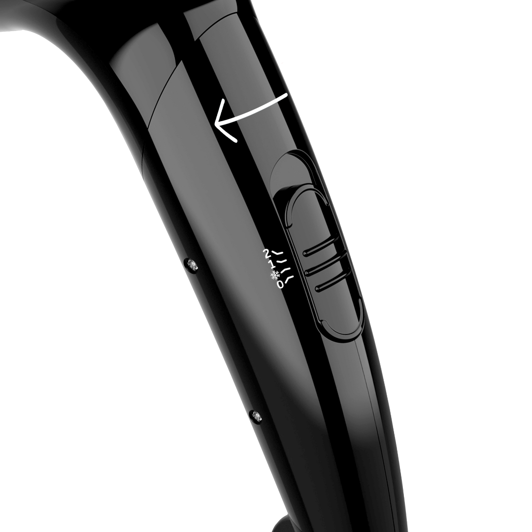 Secador de Cabelo Dobrável Agratto Della 2000W Preto 220V