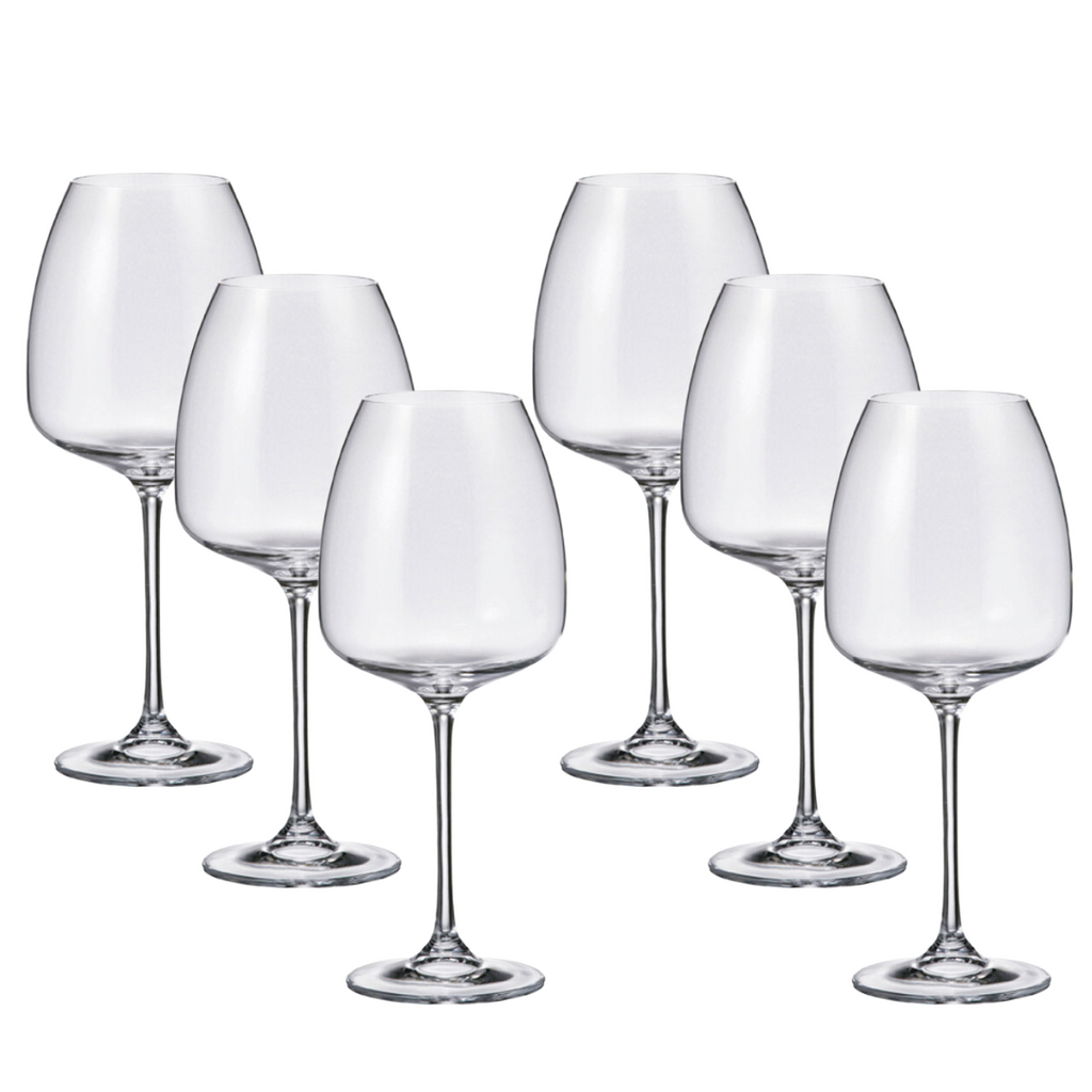 Jogo de 6 Taças para Vinho Tinto Dayhome Alizee 610ml