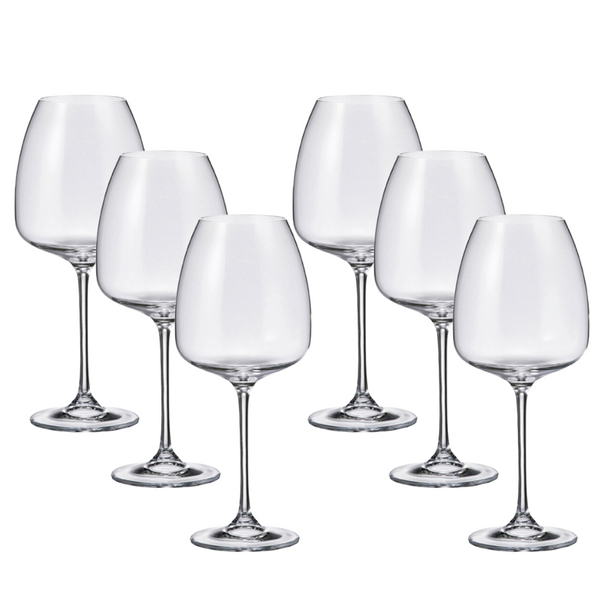 Jogo de 6 Taças para Vinho Tinto Dayhome Alizee 610ml