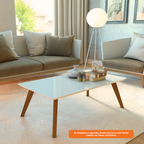 Mesa de Centro Classic Imcal 91x52cm Off White