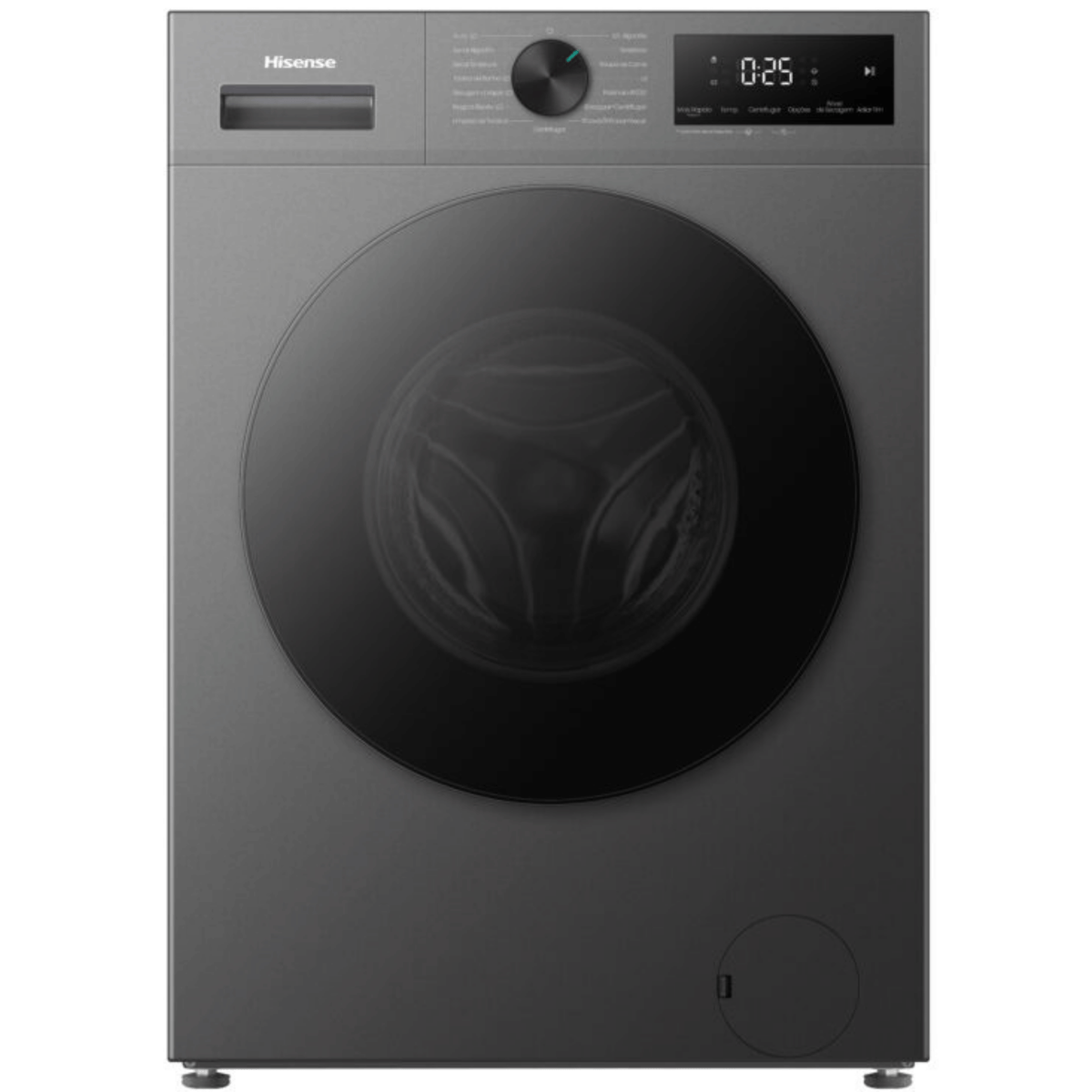 Lava e Seca Hisense 11Kg Infinit Series Compacta iFit Inverter Titanio 220V