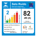Aspirador de Pó Vertical 2 em 1 Electrolux STK15 Preto 220V