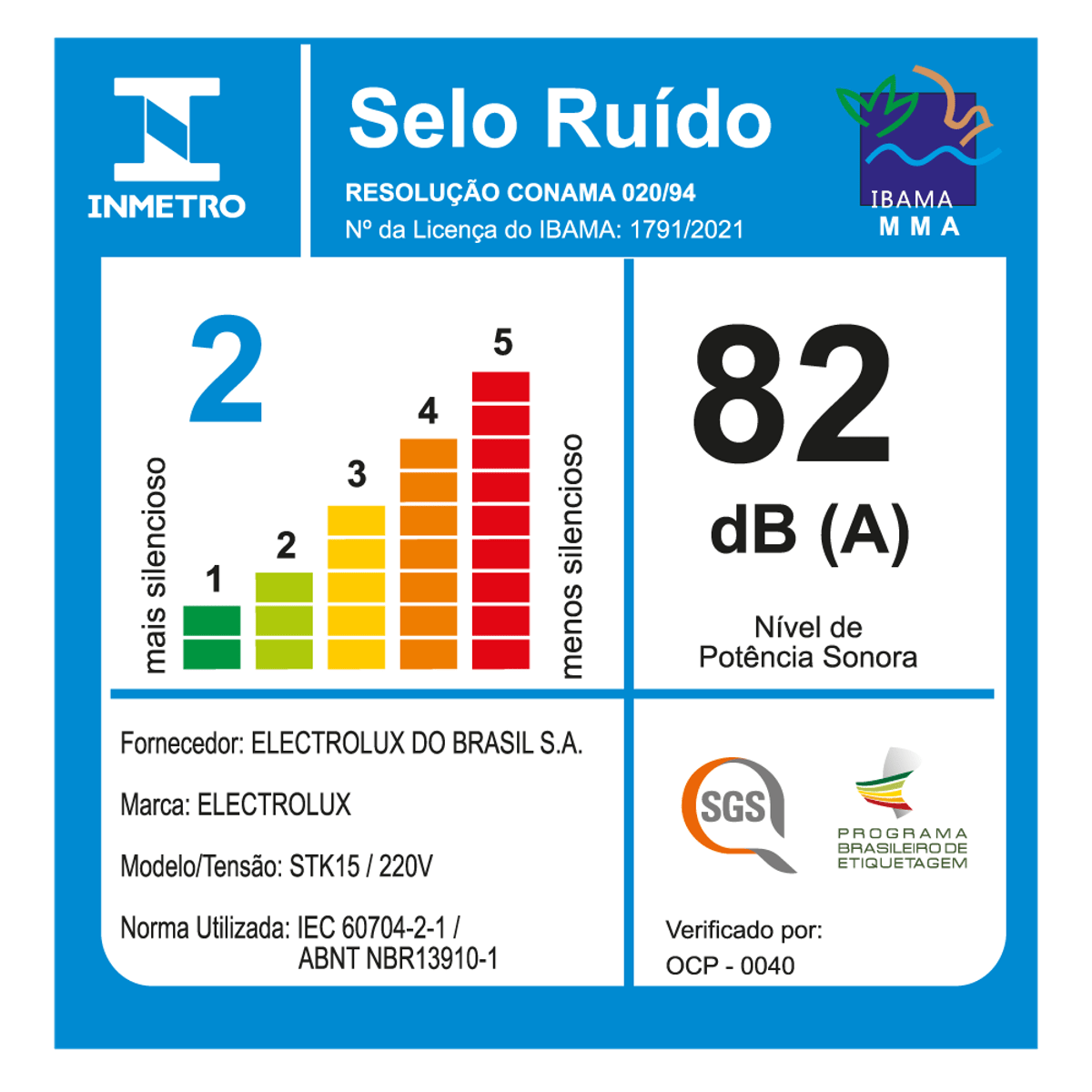 Aspirador de Pó Vertical 2 em 1 Electrolux STK15 Preto 220V