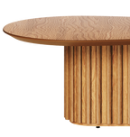 Mesa de Centro Orgânica Imcal 90x33 Tampo Laminado Cinamomo