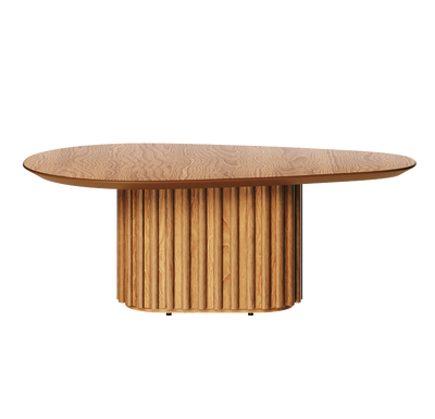 Mesa de Centro Orgânica Imcal 90x33 Tampo Laminado Cinamomo