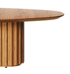 Mesa de Centro Orgânica Imcal 90x33 Tampo Laminado Cinamomo