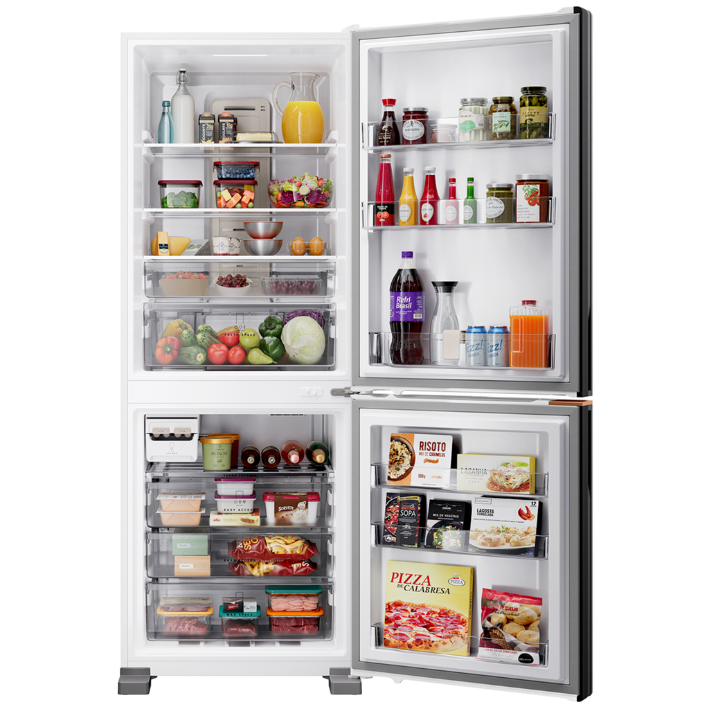 Refrigerador Brastemp 500L BRE66AB Duplex Inverse Inteligente B= Smart Branco Bivolt