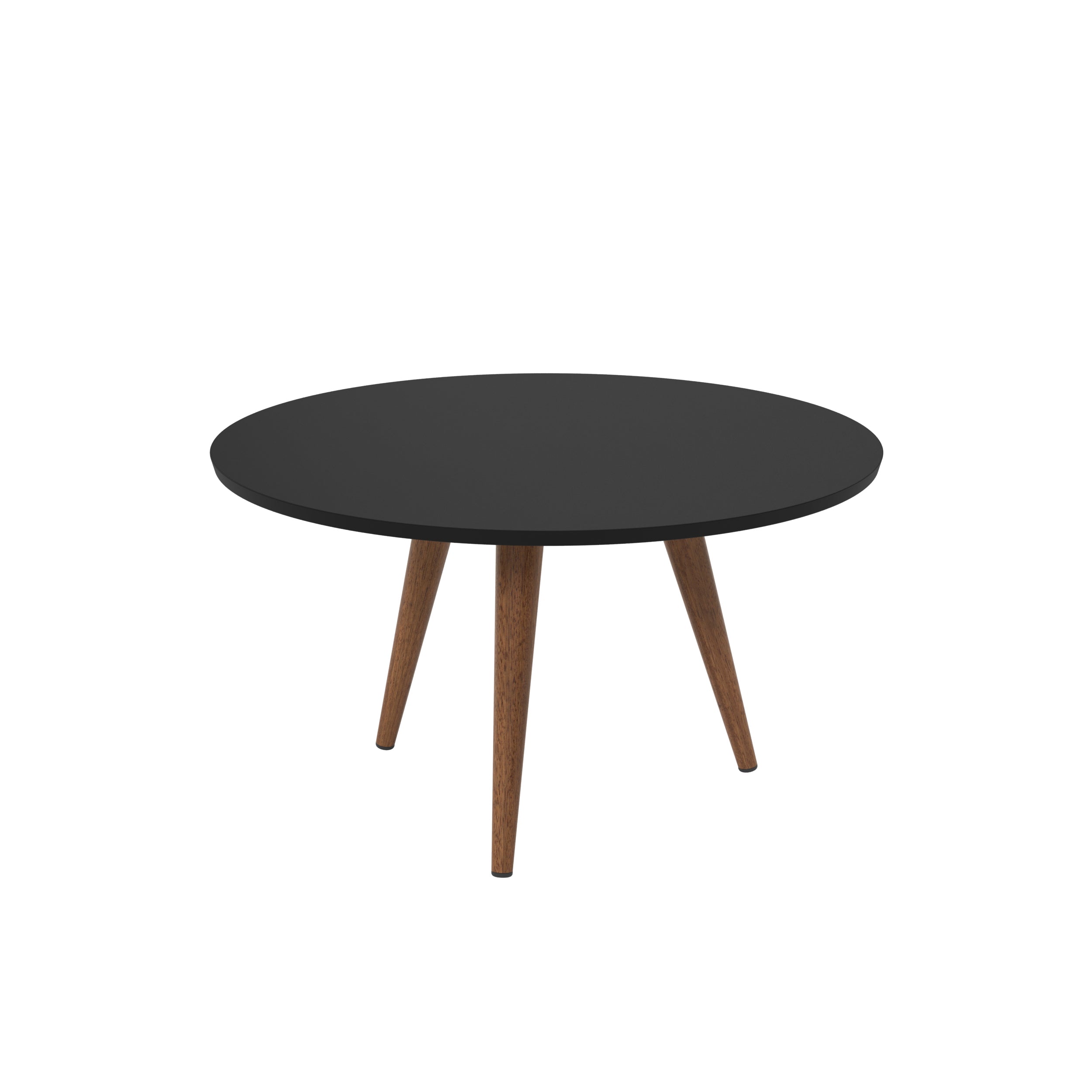 Mesa de Centro Slim Patrimar Redonda Preto