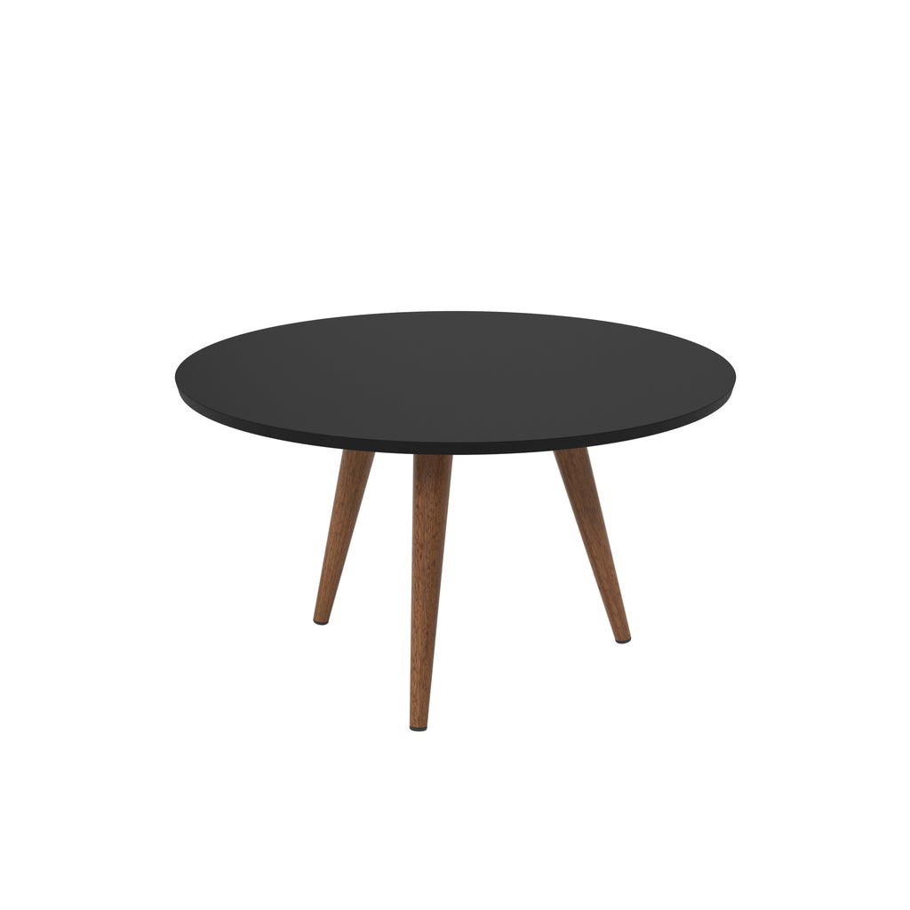 Mesa de Centro Slim Patrimar Redonda Preto
