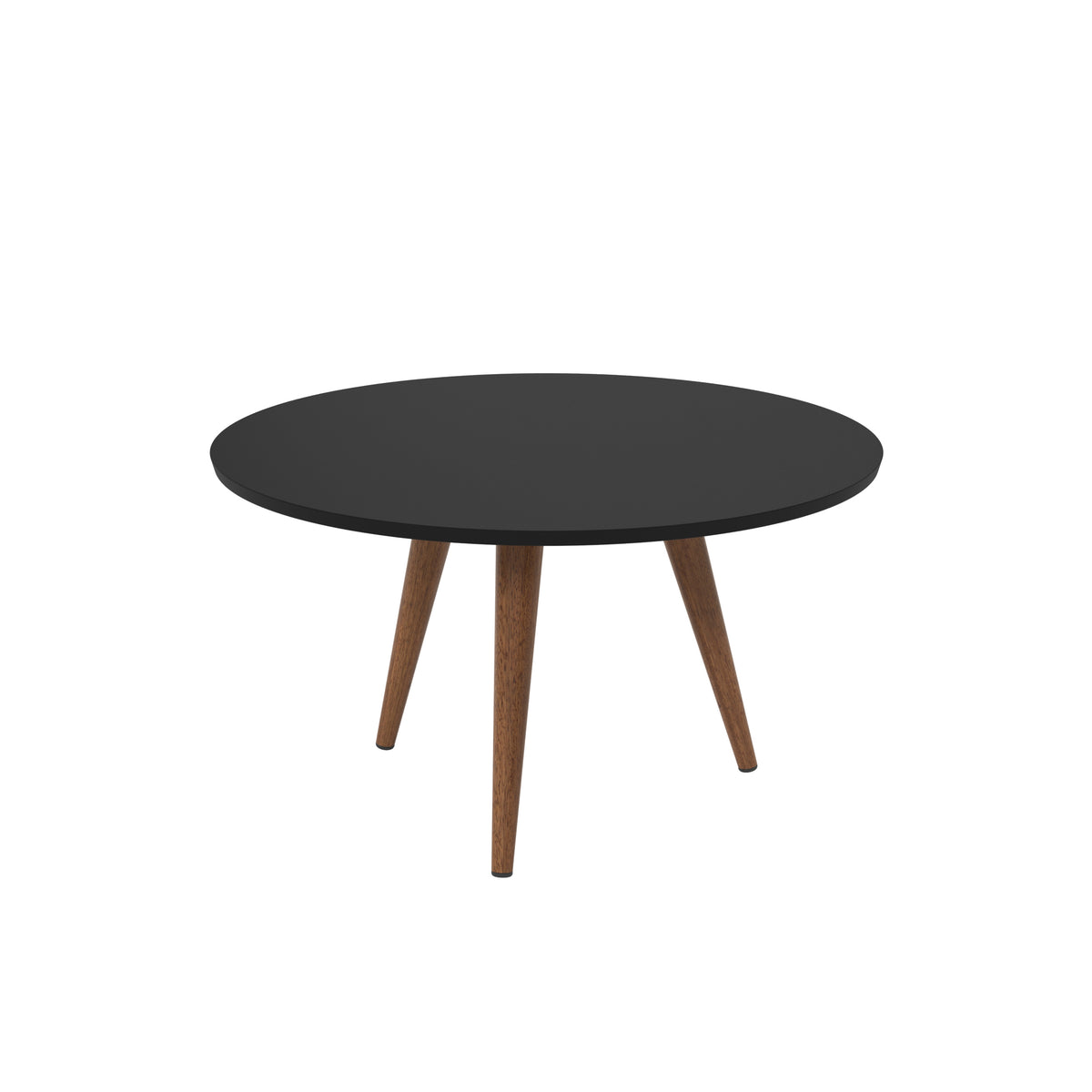 Mesa de Centro Slim Patrimar Redonda Preto