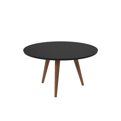 Mesa de Centro Slim Patrimar Redonda Preto