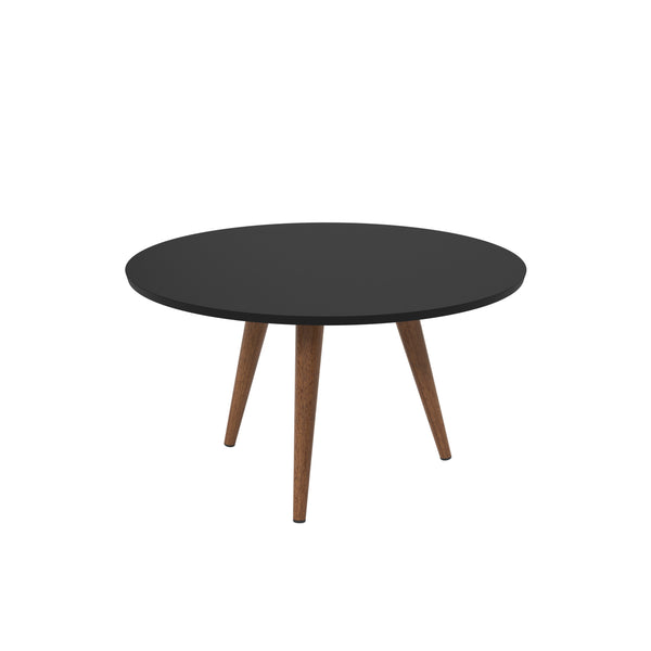 Mesa de Centro Slim Patrimar Redonda Preto