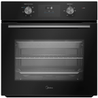Kit Midea de Embutir Forno Elétrico 68L AirFryer + Micro-ondas 35L 220V