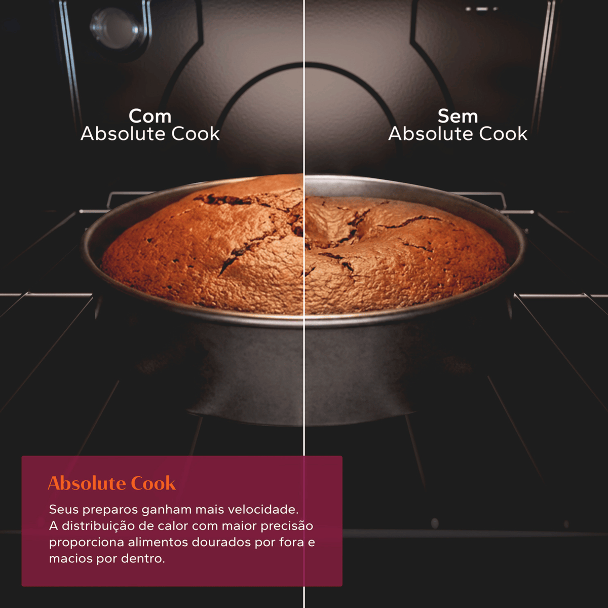 Forno de Embutir Elétrico Brastemp 84L BOX84AE com Air Fryer Pro Preto 220V