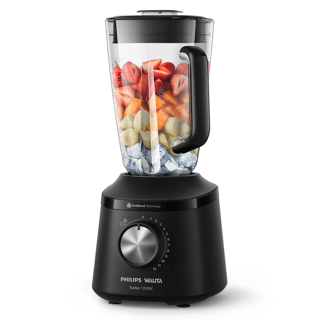 Liquidificador Philips Walita 3L Série 3000 Turbo HR2271 1200W Preto 220V