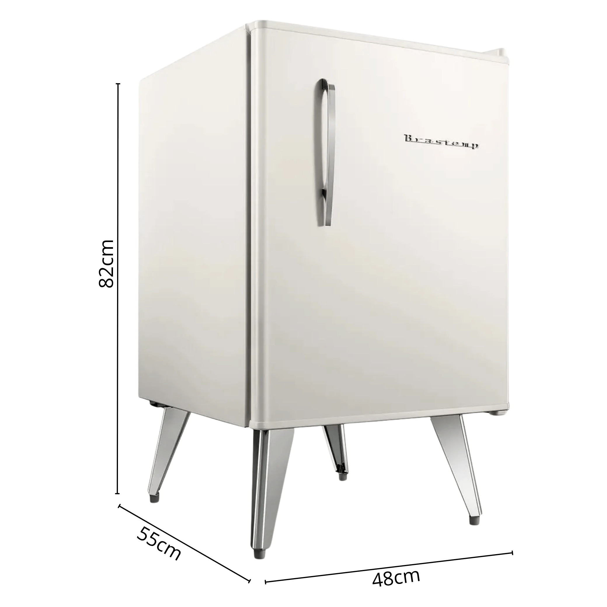 Frigobar Brastemp Retrô 76L BRA08MB Branco 220V