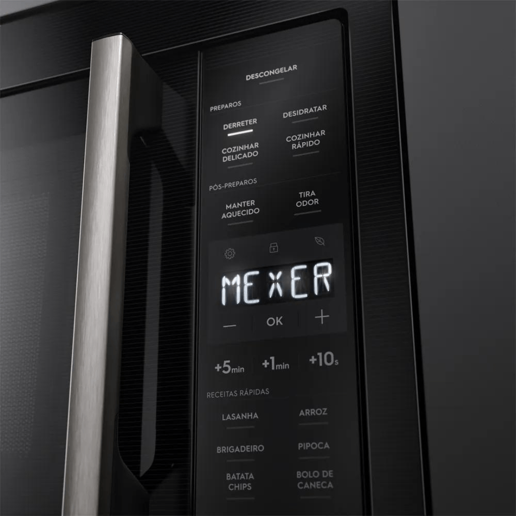 Kit Electrolux de Embutir Forno Elétrico OE5EA 50L com AirFryer + Micro-ondas 34L ME3BP 220V