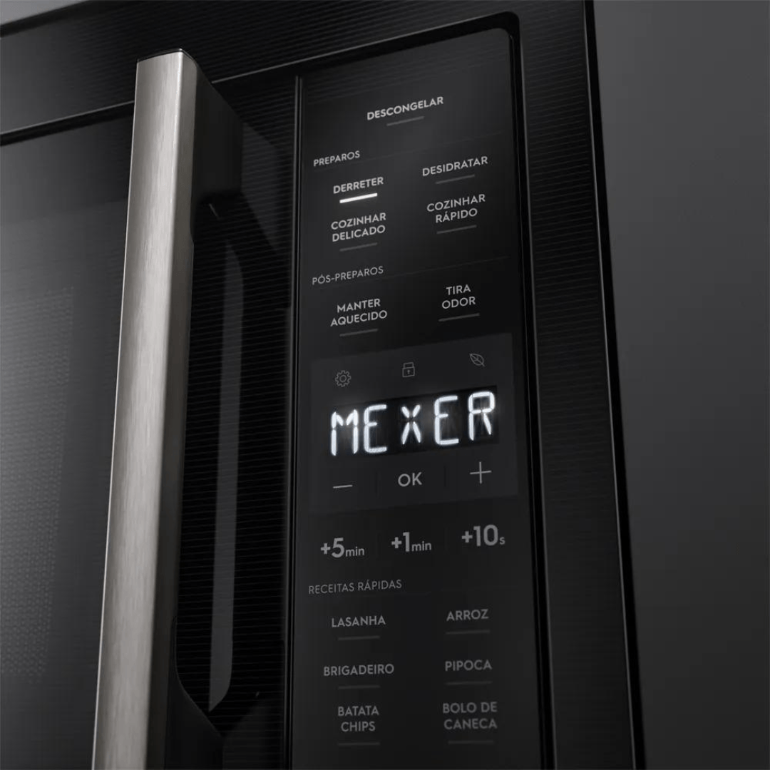 Kit Electrolux de Embutir Forno Elétrico OE5EA 50L com AirFryer + Micro-ondas 34L ME3BP 220V