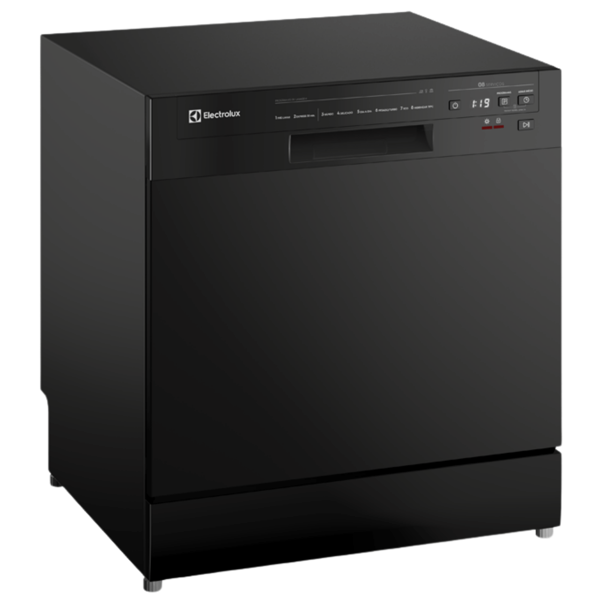 Lava-Louças Electrolux 8 Serviços com Programa Lava & Seca LP08E Preto 220V