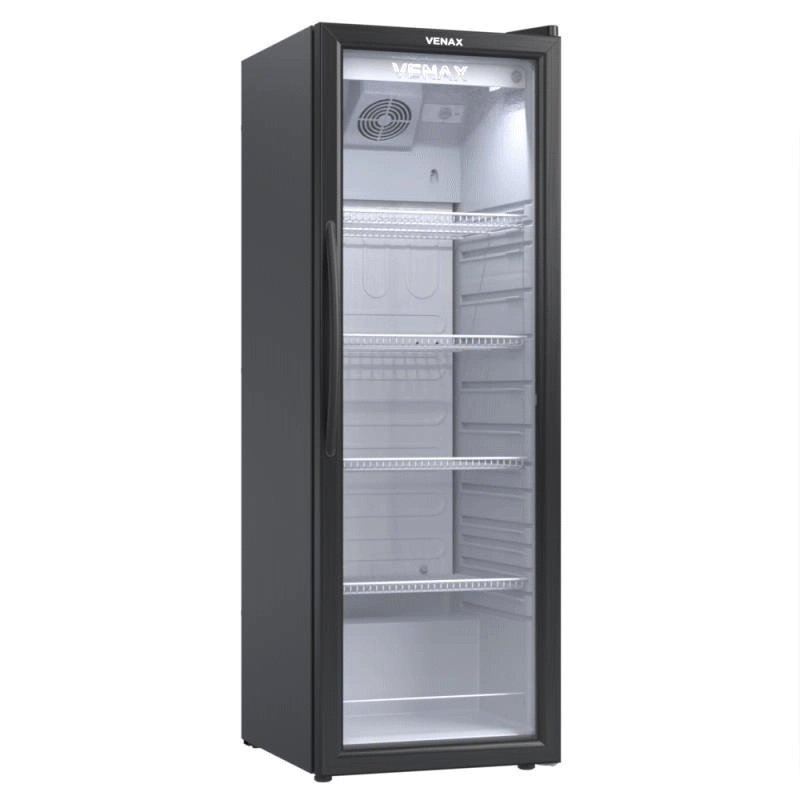 Expositora de Bebidas Venax 200L VV200 Preto Fosco 220V