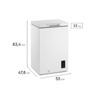 Freezer Horizontal Flex Electrolux 95L HB100 Inverter Iluminação em LED Branco Bivolt