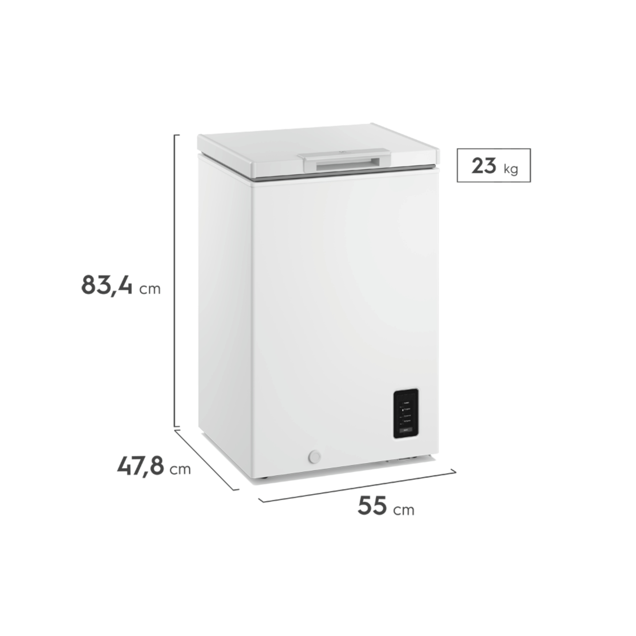 Freezer Horizontal Flex Electrolux 95L HB100 Inverter Iluminação em LED Branco Bivolt