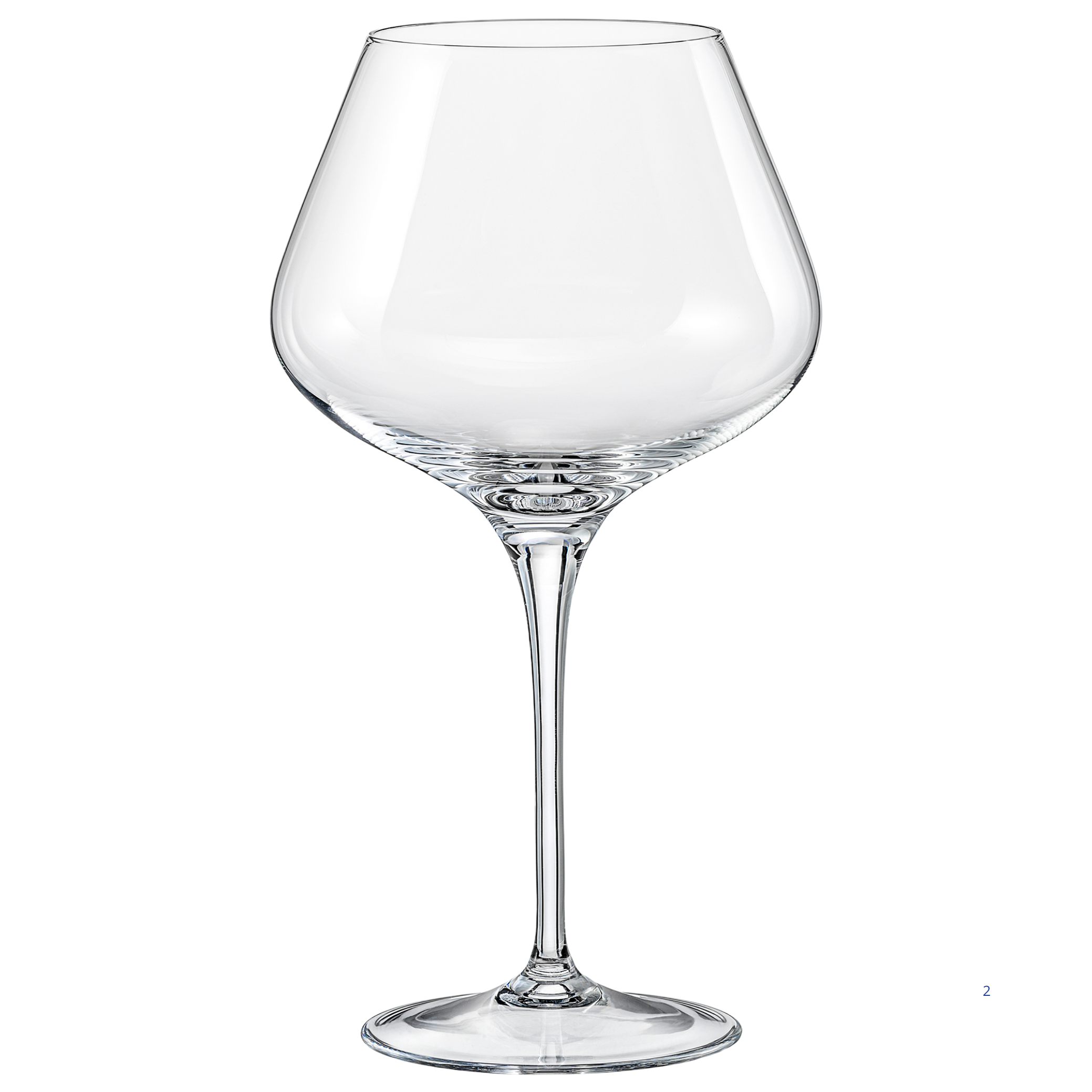 Jogo de 6 Taças para Vinho Dayhome Rebecca Cristal Bohemia 590ml