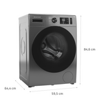 Lava e Seca Brastemp 11kg Smart Sensor Inverter BNO11AS Titanium 220V