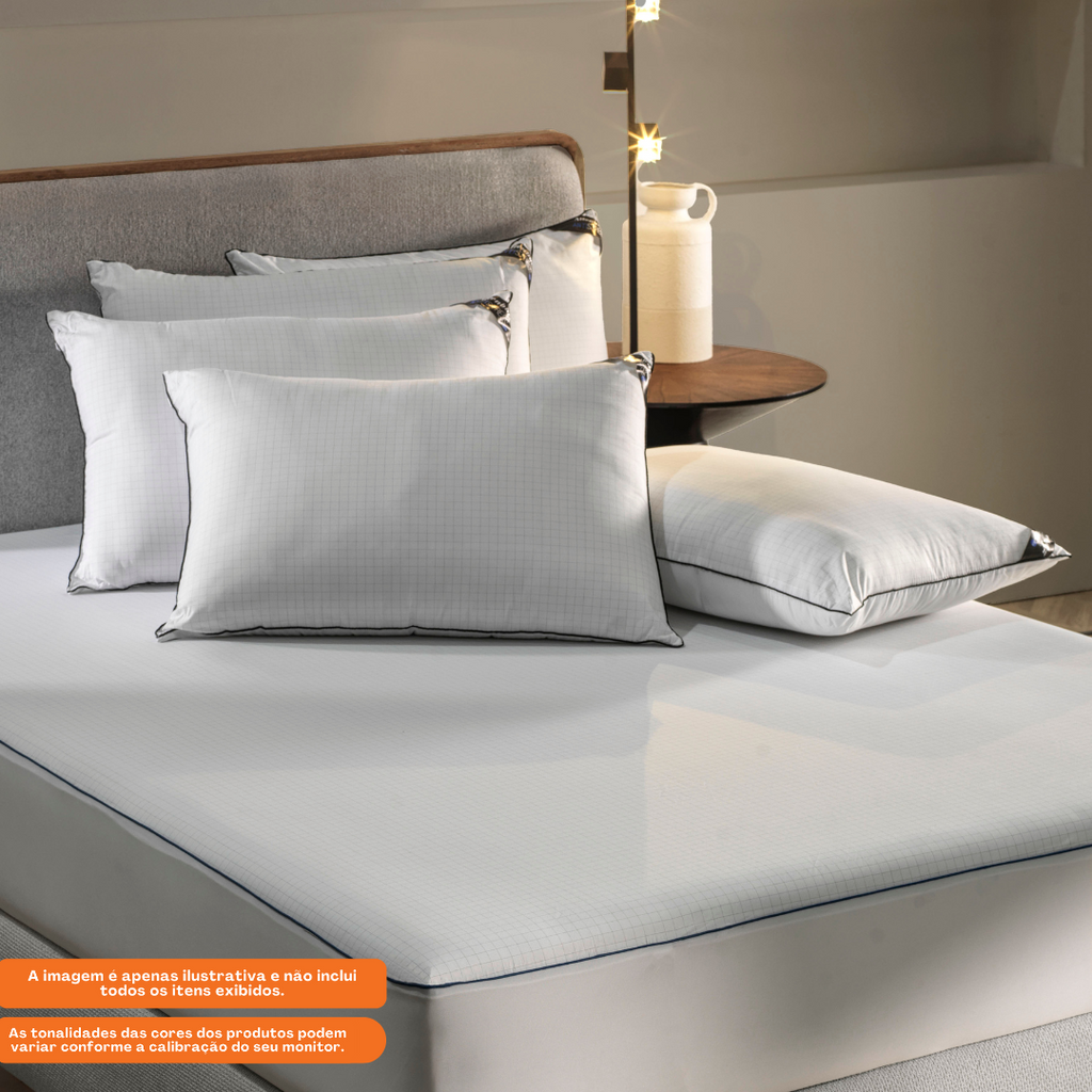 Travesseiro  Altenburg Antistress  50x70cm Branco