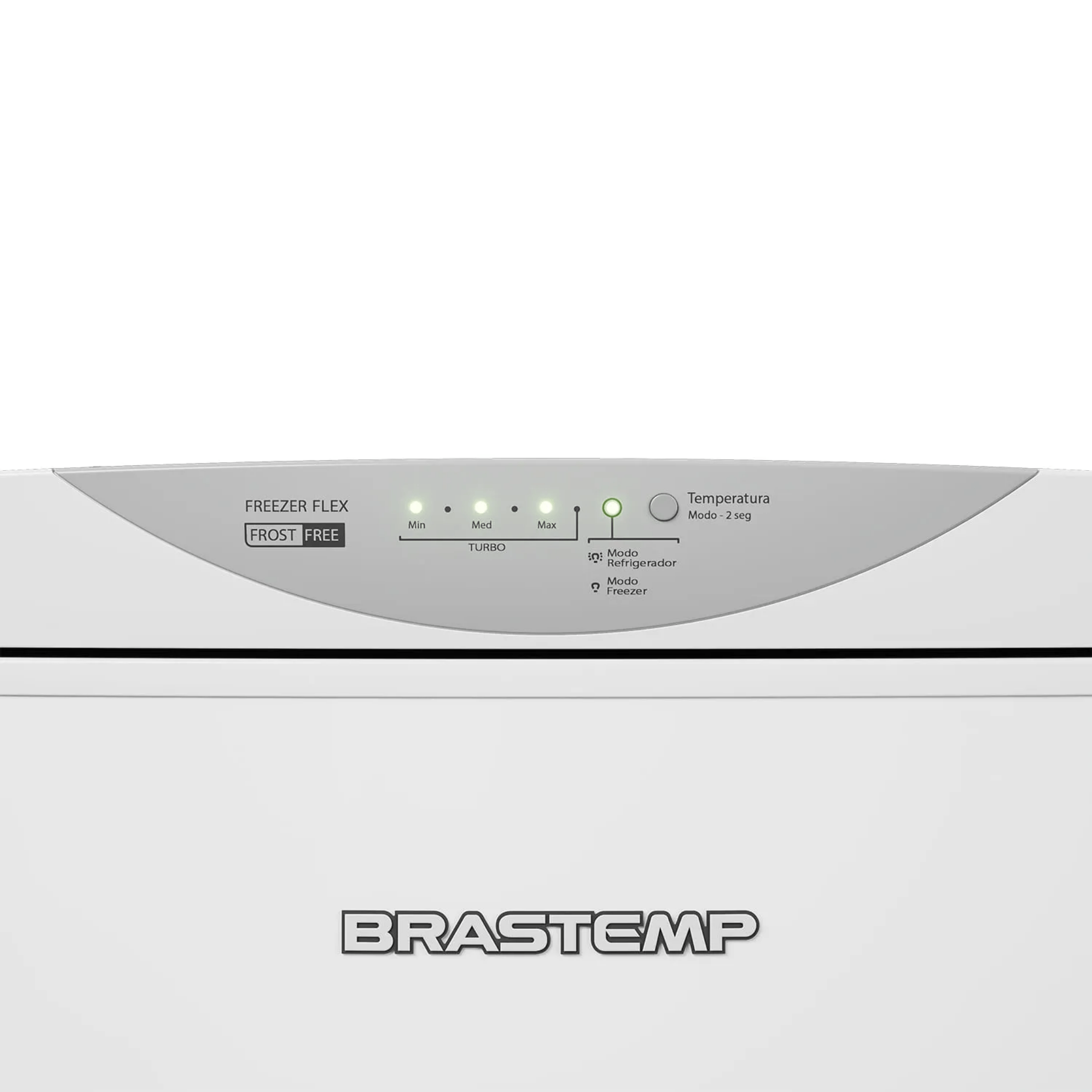 Freezer Vertical Flex Brastemp 276L BVR28PB Frost Free Branco 220V