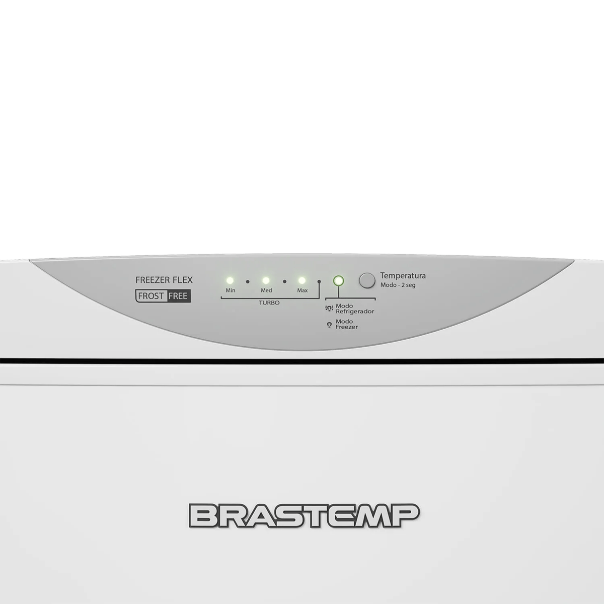 Freezer Vertical Flex Brastemp 276L BVR28PB Frost Free Branco 220V