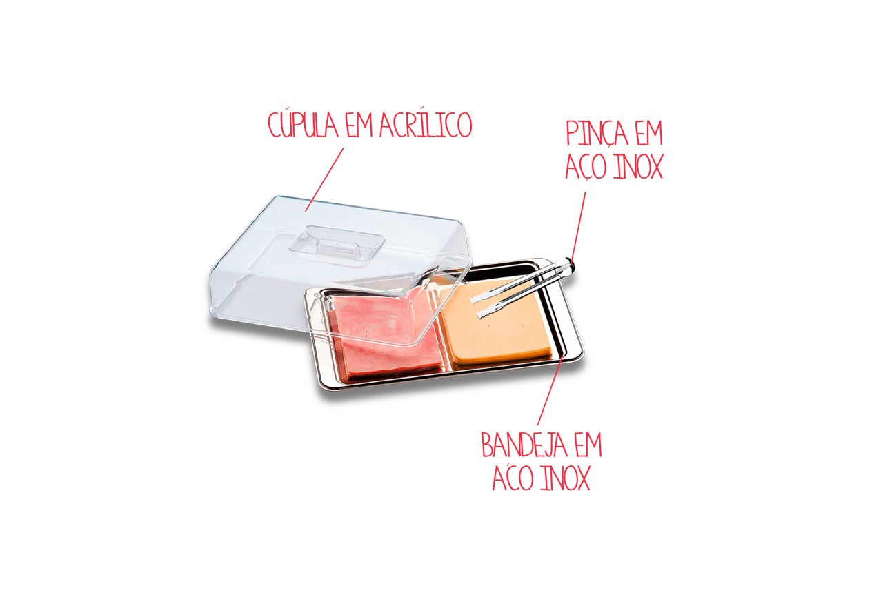 Conjunto para Frios Atina Brinox 3 Peças