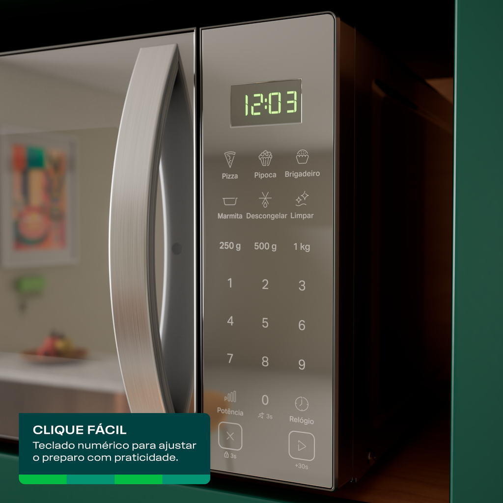 Micro-ondas Consul 23L Função Marmita CMS23AR Inox 220V